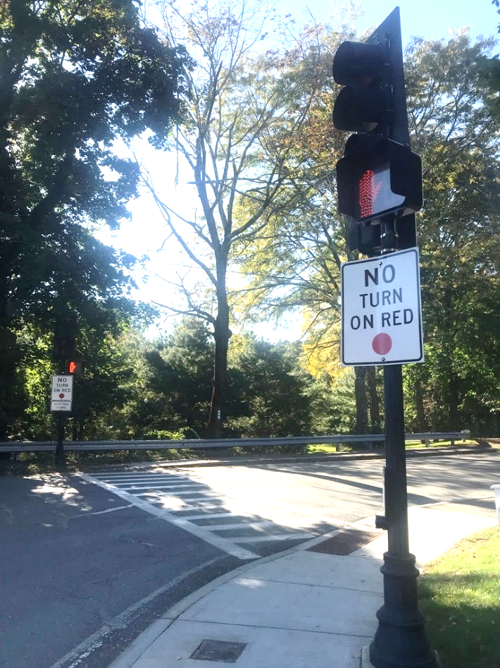 Figure 7 - No Turn on Red Signage at Study Intersection Figure 7 - No Turn on Red Signage at Study Intersection